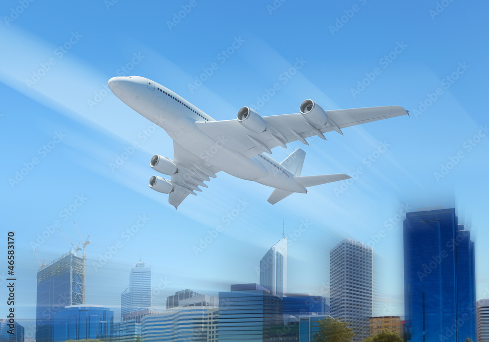 Large passenger airplane Large passenger airplane