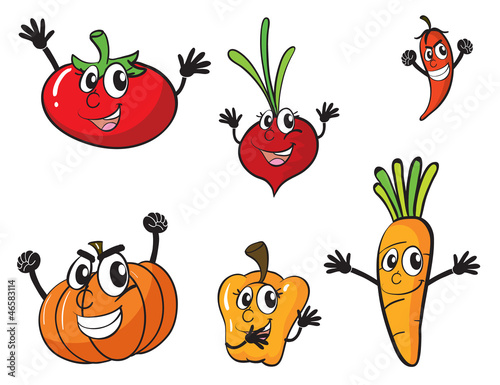various vegetables