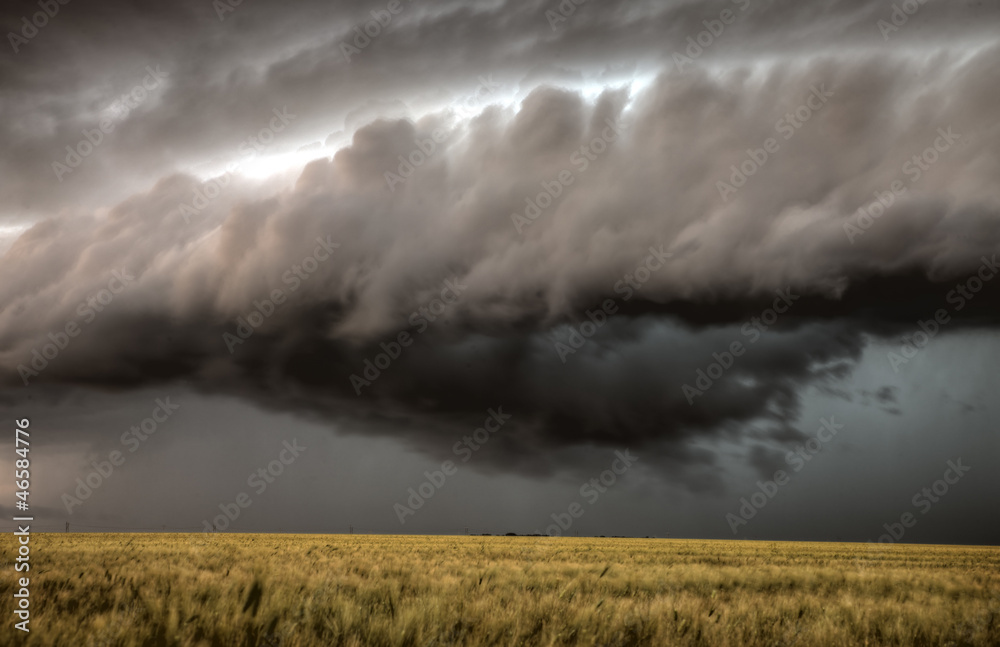 Fototapeta premium Storm Clouds Saskatchewan