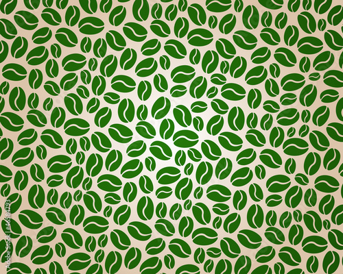 green coffee background