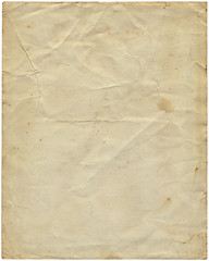 Old vintage paper from 1977.