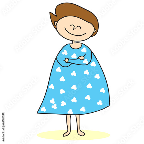 hand-drawn cartoon mommy