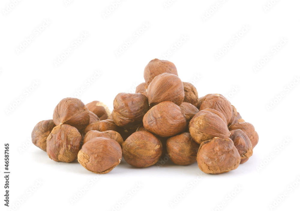 Heap of hazelnuts Heap of hazelnuts