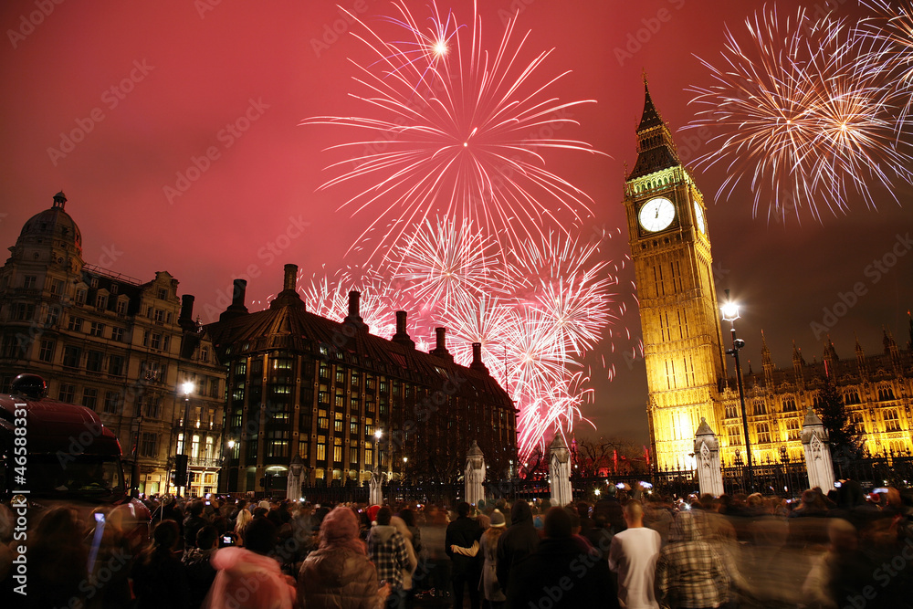 Fototapeta premium New Year's Eve Fireworks