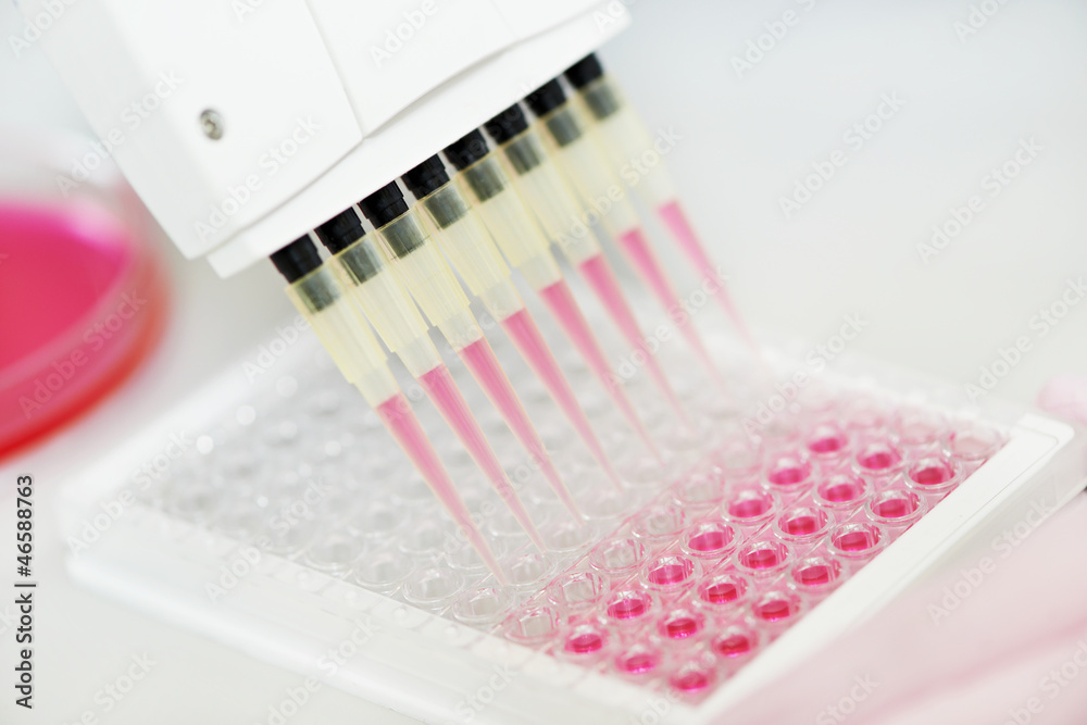 Dropper at laboratory. Shallow DOF Dropper at laboratory. Shallow DOF