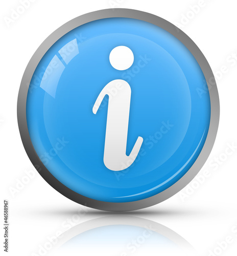 Glossy info icon photo