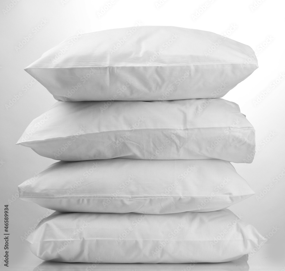 Obraz premium pillows, on grey background