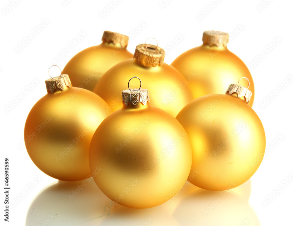 beautiful christmas balls, isolated on white beautiful christmas balls, isolated on white