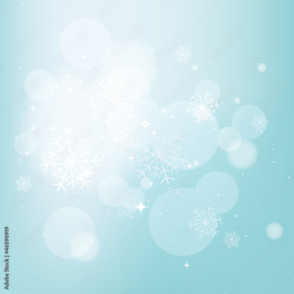 Blue winter background