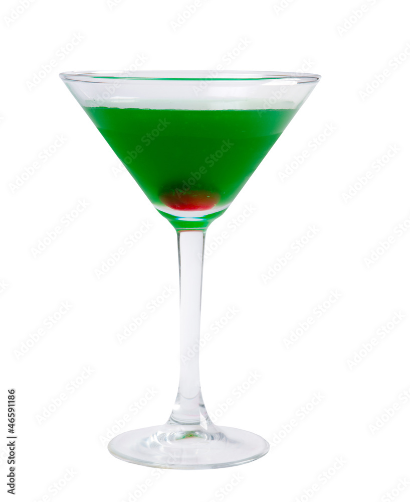 green coctail drink