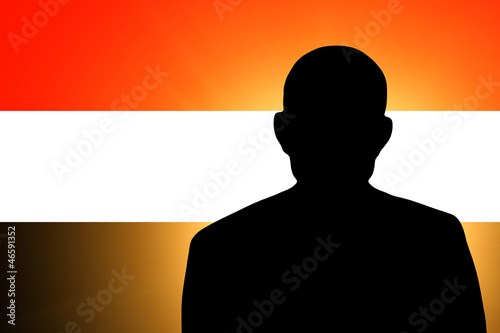 The Yemeni flag