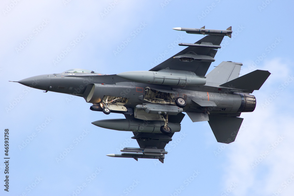 fighter jet - obrazy, fototapety, plakaty 