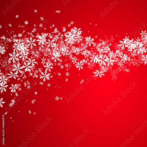 Beautiful snowflake Christmas background