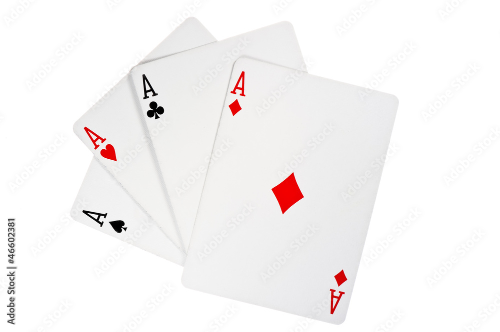 Four aces in poker - Kare