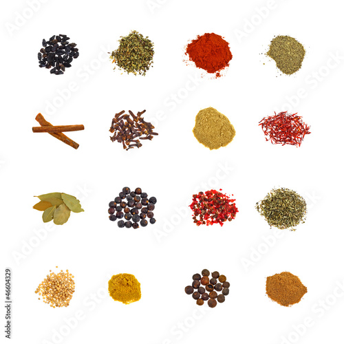 Fototapeta Naklejka Na Ścianę i Meble -  Set of spices