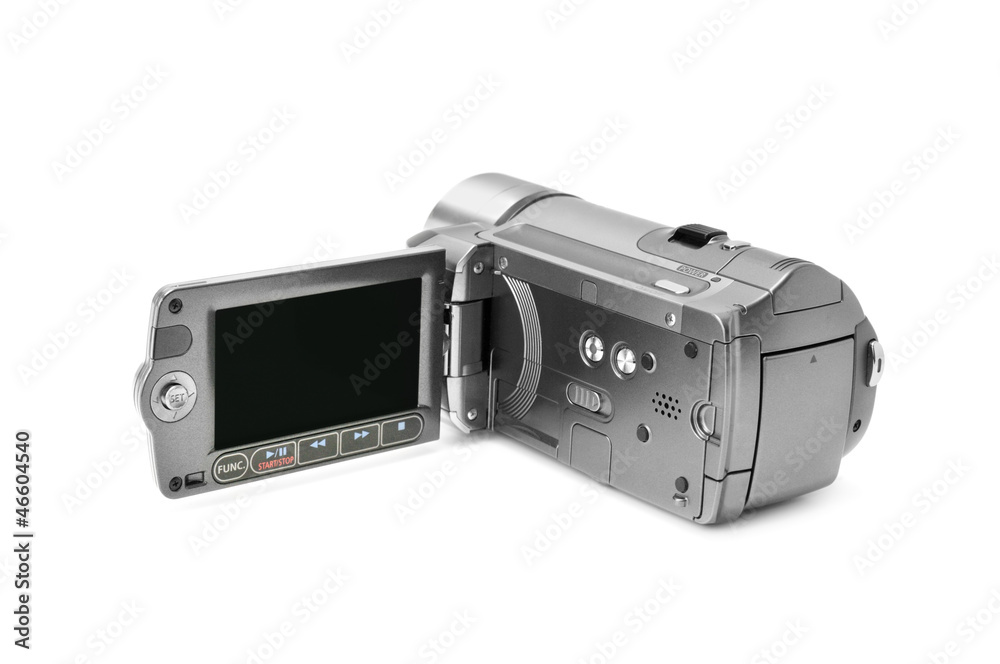 Fototapeta premium high-definition camera isolated on white background