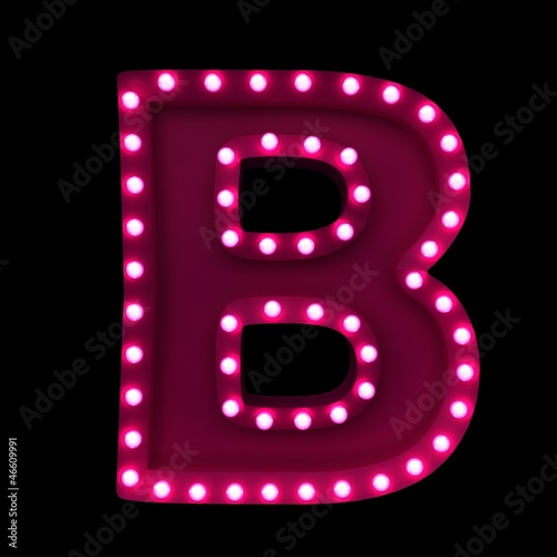 neon letter