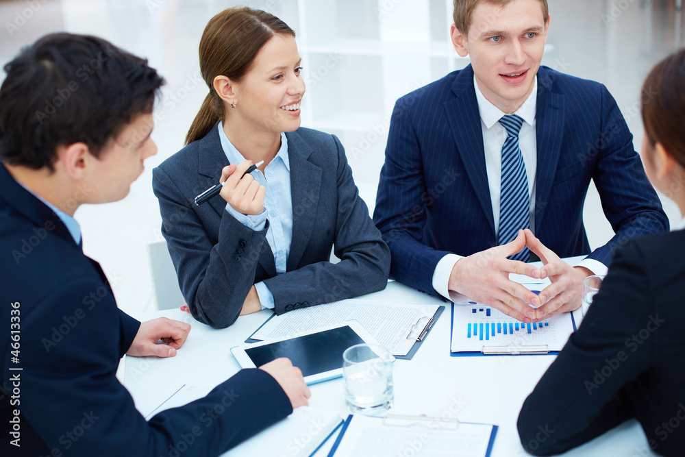 Fototapeta premium Discussion