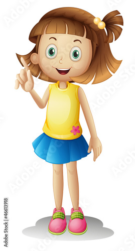 a girl