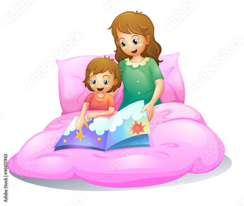 mom and kid