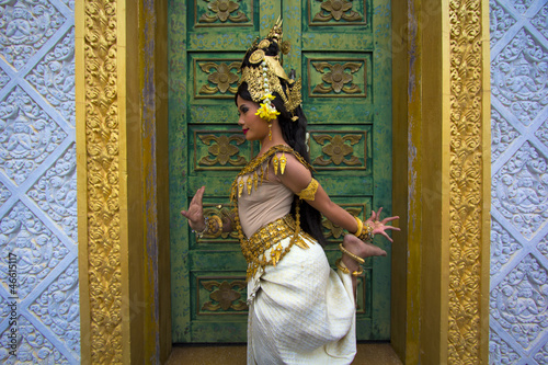 Apsara Dancer beautiful supernatural female in asian mythology