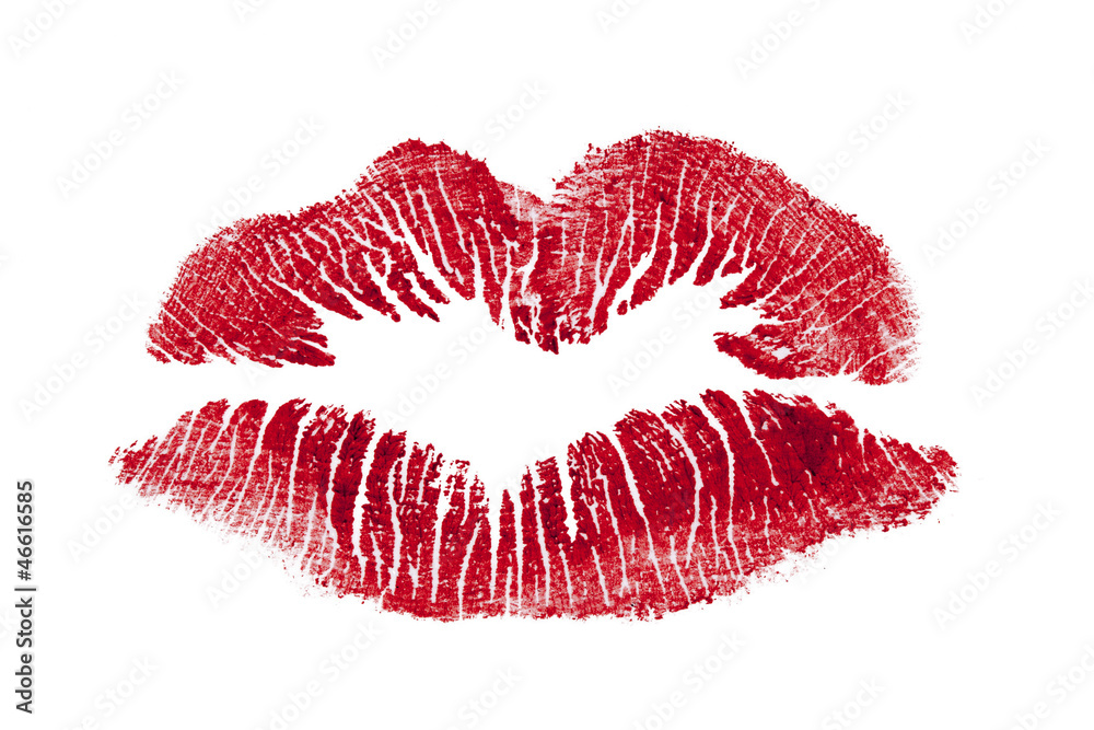 Bacio su fondo bianco Bacio su fondo bianco