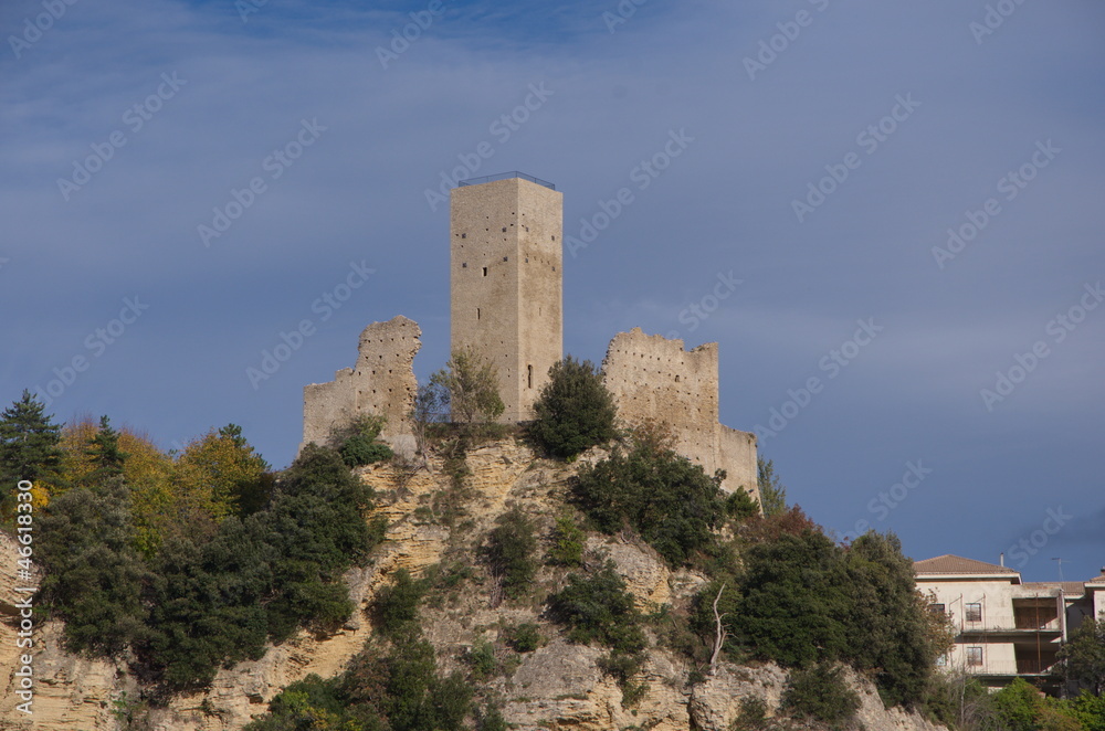 Tower of Montefalcone Appennino, Marche, Italy