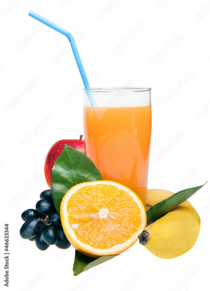multifruit juice Stock Photo | Adobe Stock