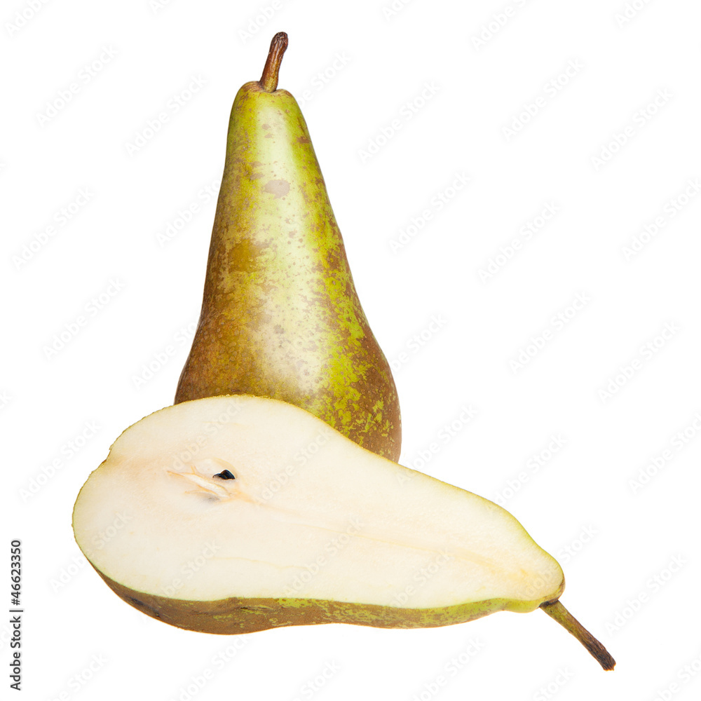 pear isolated on white pear isolated on white
