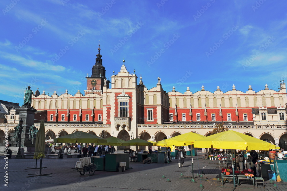 Obraz premium Tuchhallen in Krakau