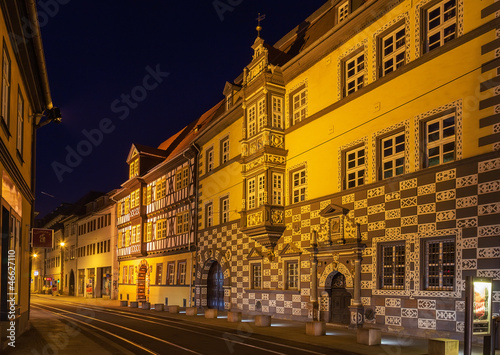 Erfurt in the evening, Germany