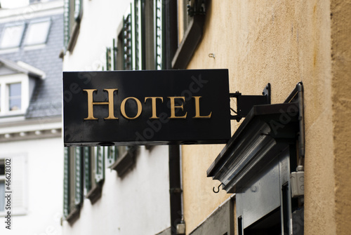 Photography Hotel sign