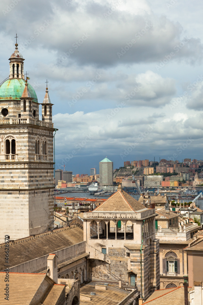 Genoa, Italy view