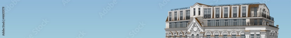 Fototapeta premium banner attic