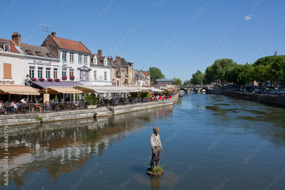 Amiens, le quartier saint Leu, Hauts de France, France