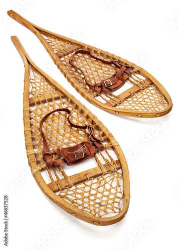 vintage Huron snowshoes photo