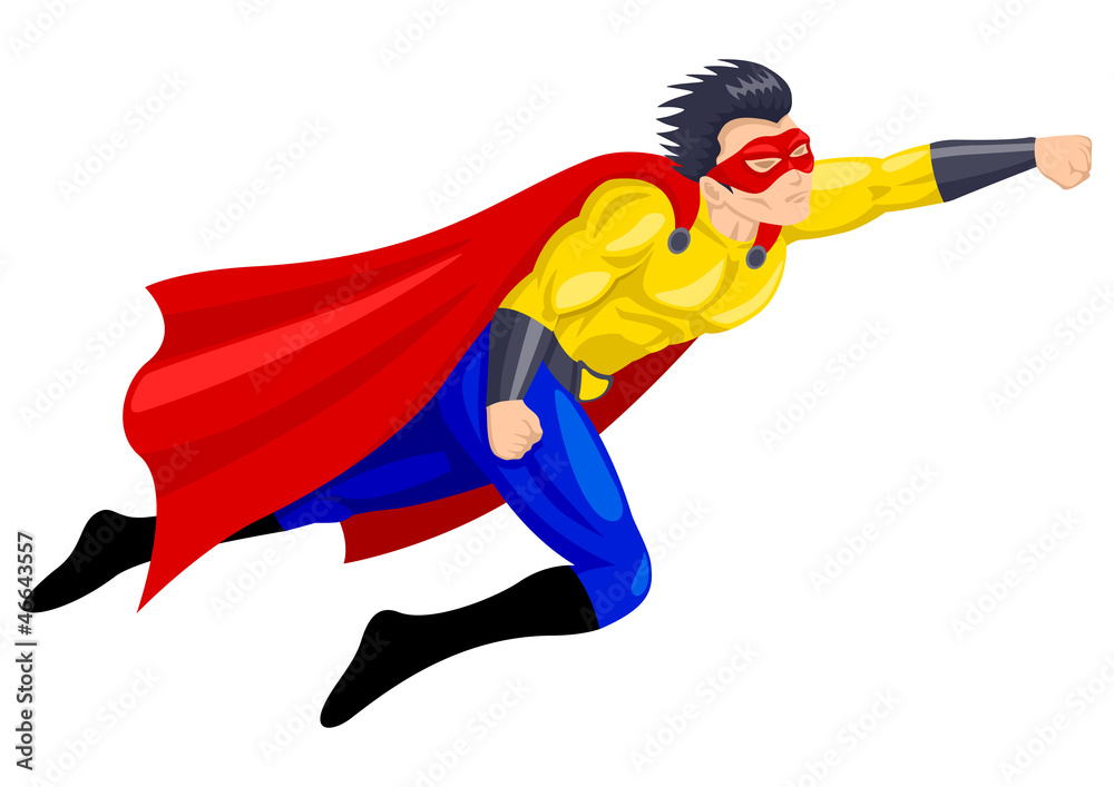 Young Africanamerican Superhero Woman Wearing Business Suit And Cape Flying  Through Air In Superhero Pose On Aqua Background Vector Cartoon Character  Illustration Business Achievement Goals Stock Illustration - Download Image  Now - iStock