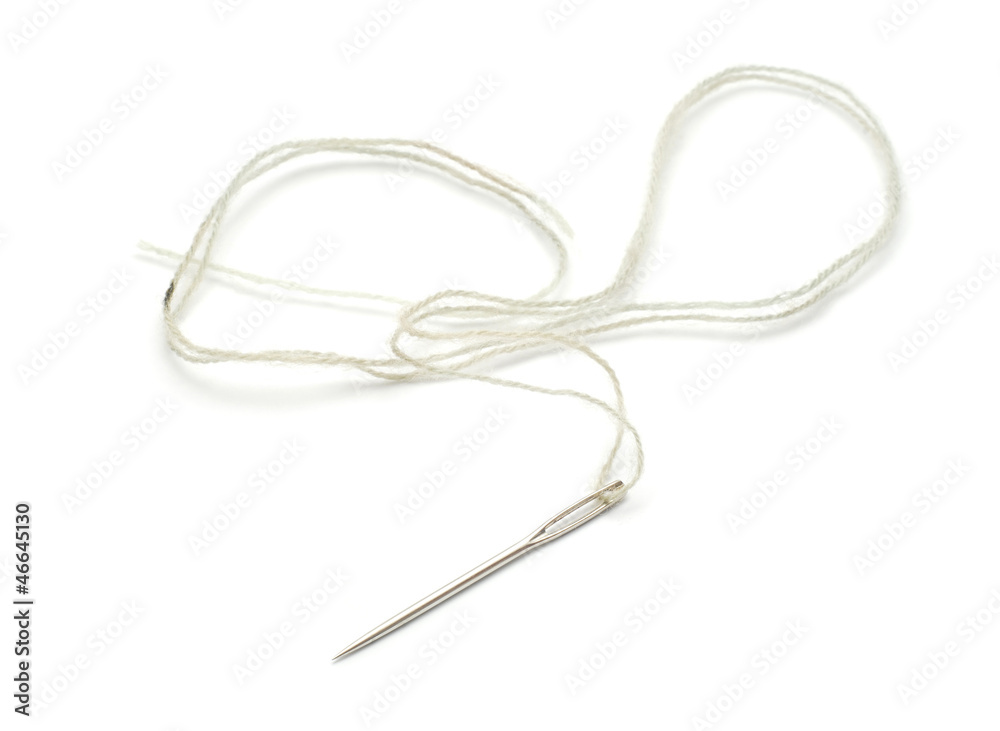 needle and string needle and string