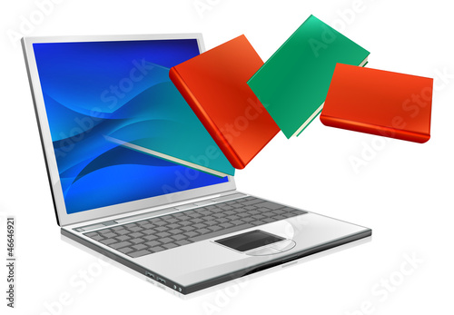 Laptop books education or e...