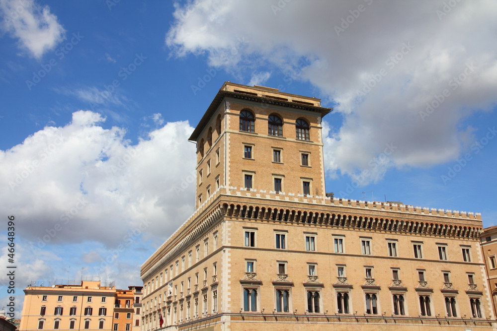 Naklejka premium Rome, Italy - Palazzo Venezia