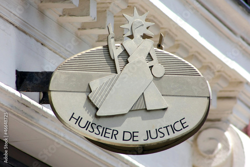 Papier peint Huissier de justice