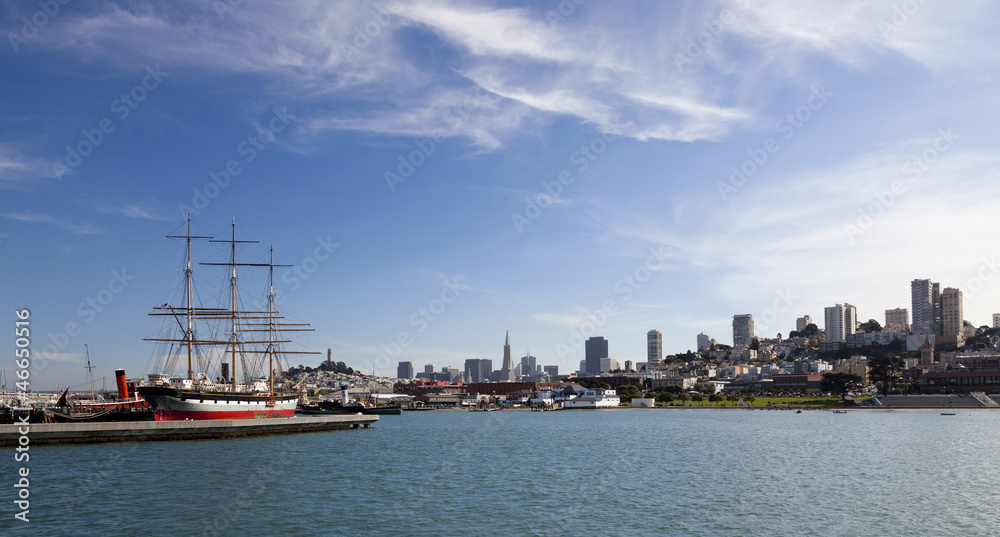 Naklejka premium San Francisco Panorama