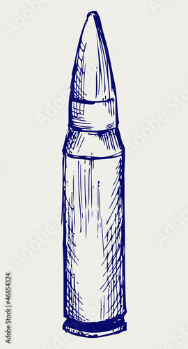 Bullet. Doodle style