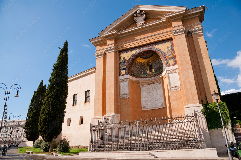 Fototapeta premium Scala santa horizontal view at Roma - Italy