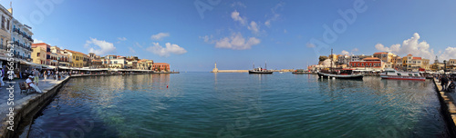 Chania Hafen Panorama Kreta