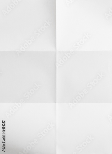 white sheet of paper folded
