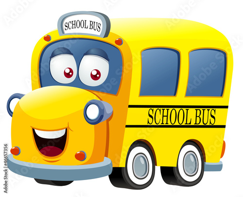 illustration of School bus cartoon vector