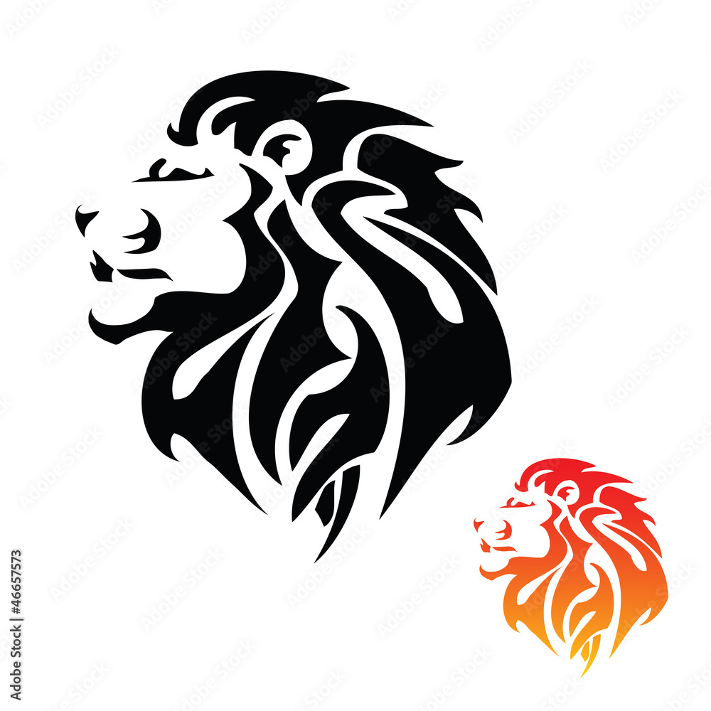 Tribal Lion Tattoo Posters for Sale | Redbubble