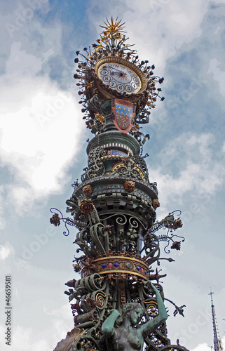 Amiens, horloge en centre ville, Hauts de France, France photo
