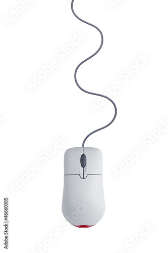 Plastic computer mouse